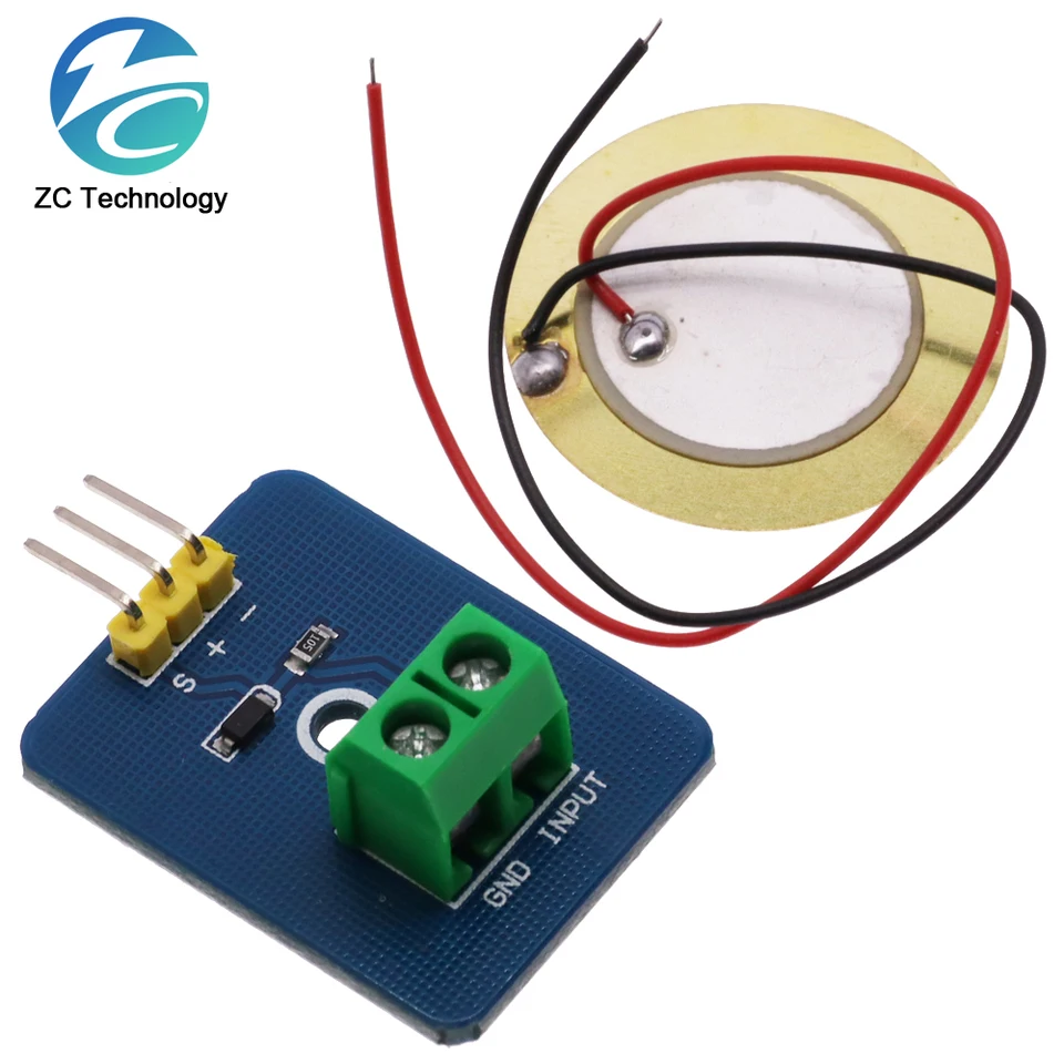 DIY KIT 3.3V/5V Ceramic Piezo Vibration Sensor Modul Analóg regulátor Elektronické komponenty Senzor pre Arduino uno R3