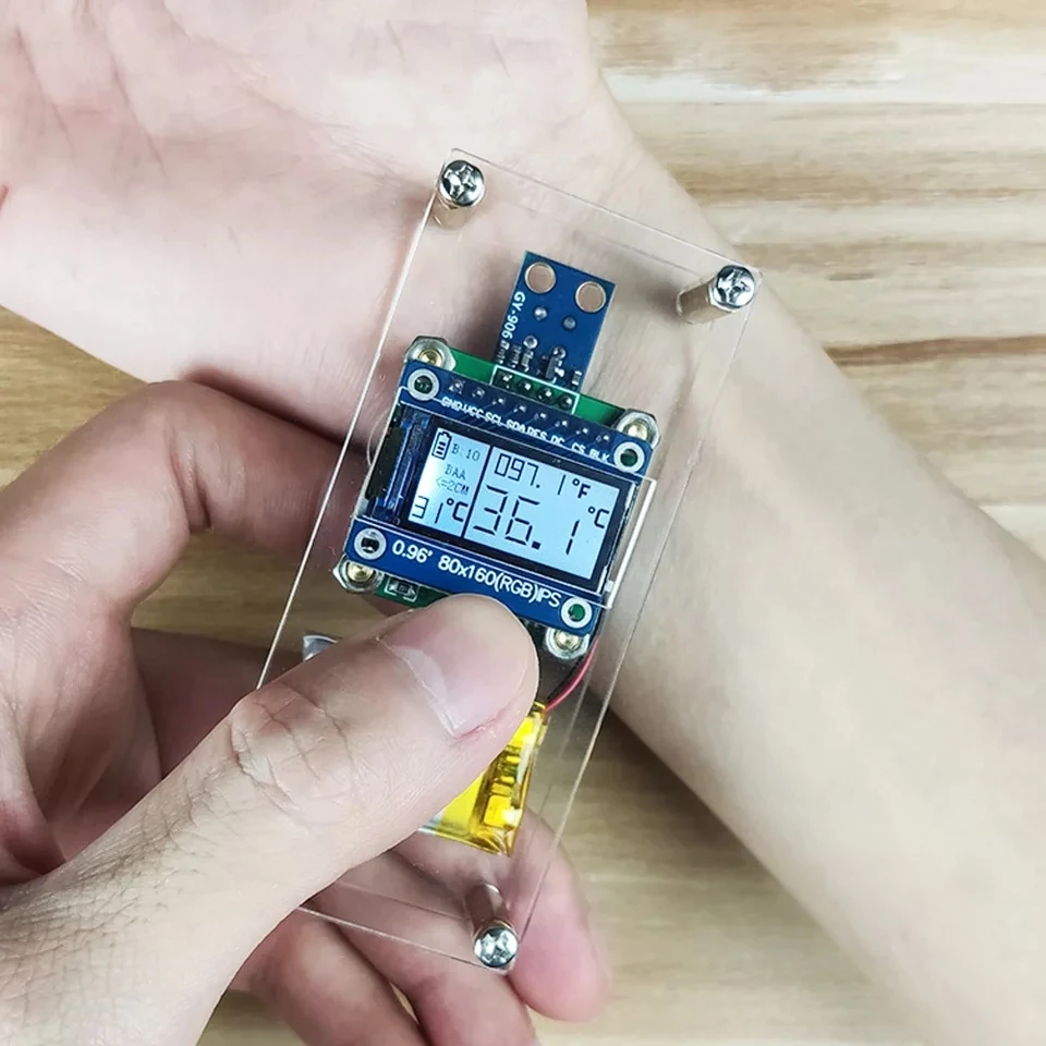 DIY KIT Elektronické zváranie Infračervený teplomer nabíjanie Teplota MEGULEMENT NA