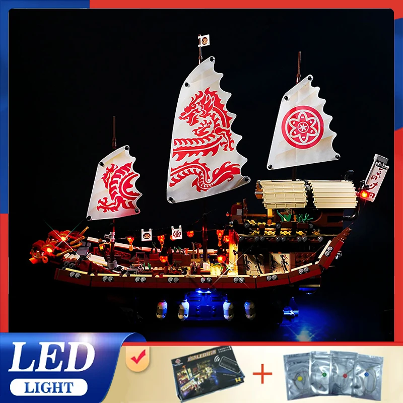 DIY LED SVETA SVETA PRE LEGO 70618 Destiny's Bounty (iba LED svetlo, bez modelu blokov)
