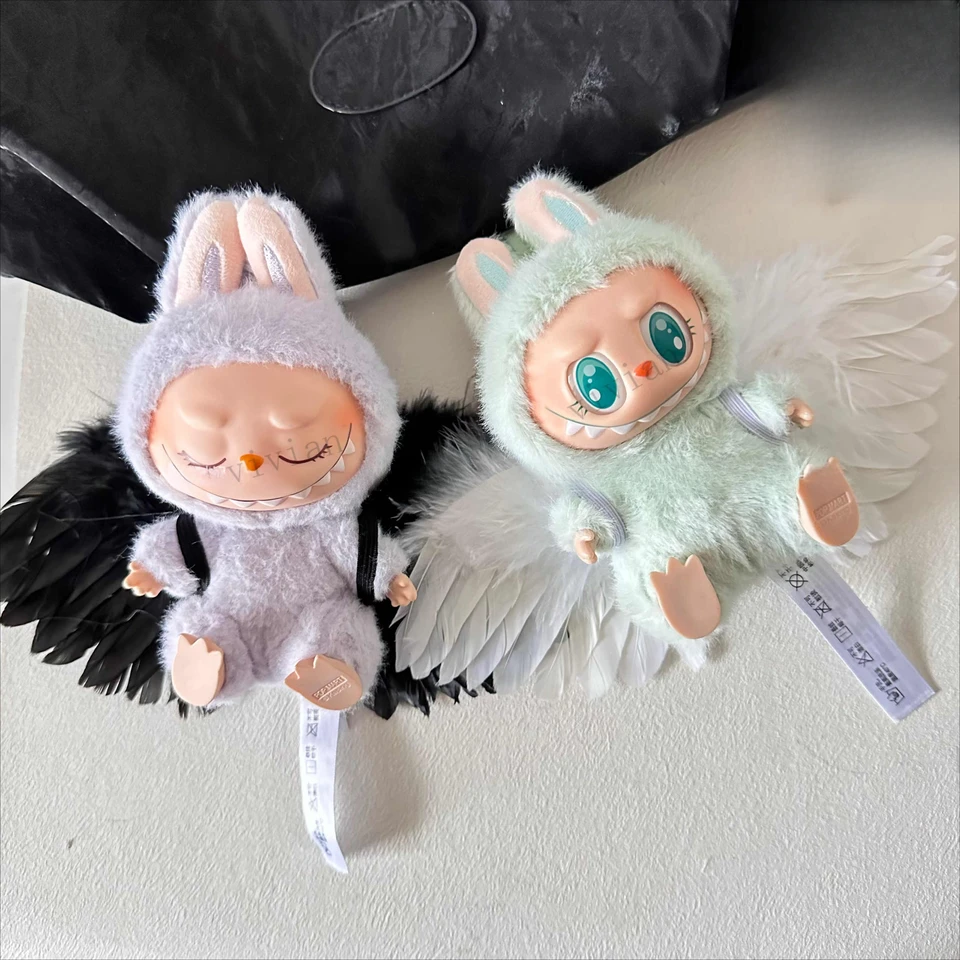 DIY Mini Feather Angel Wing Novorodenecké rekvizity pre exo 1/6 1/4 1/3 bjd pre Labububu Doll Wings Apress