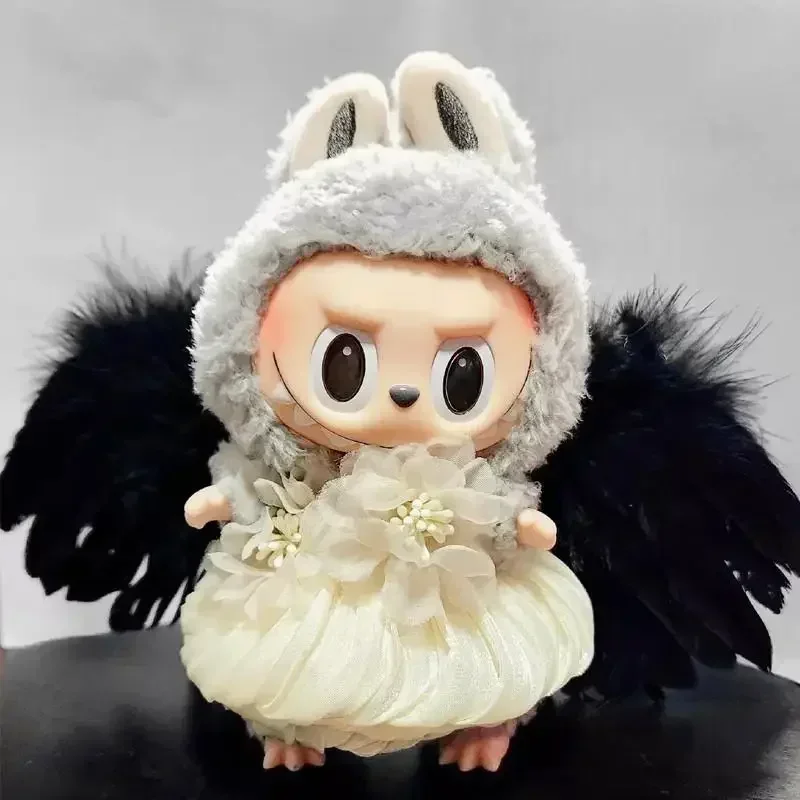 DIY Mini Feather Angel Wing Novorodenecké rekvizity pre exo 1/6 1/4 1/3 bjd pre Labububu Doll Wings Apress