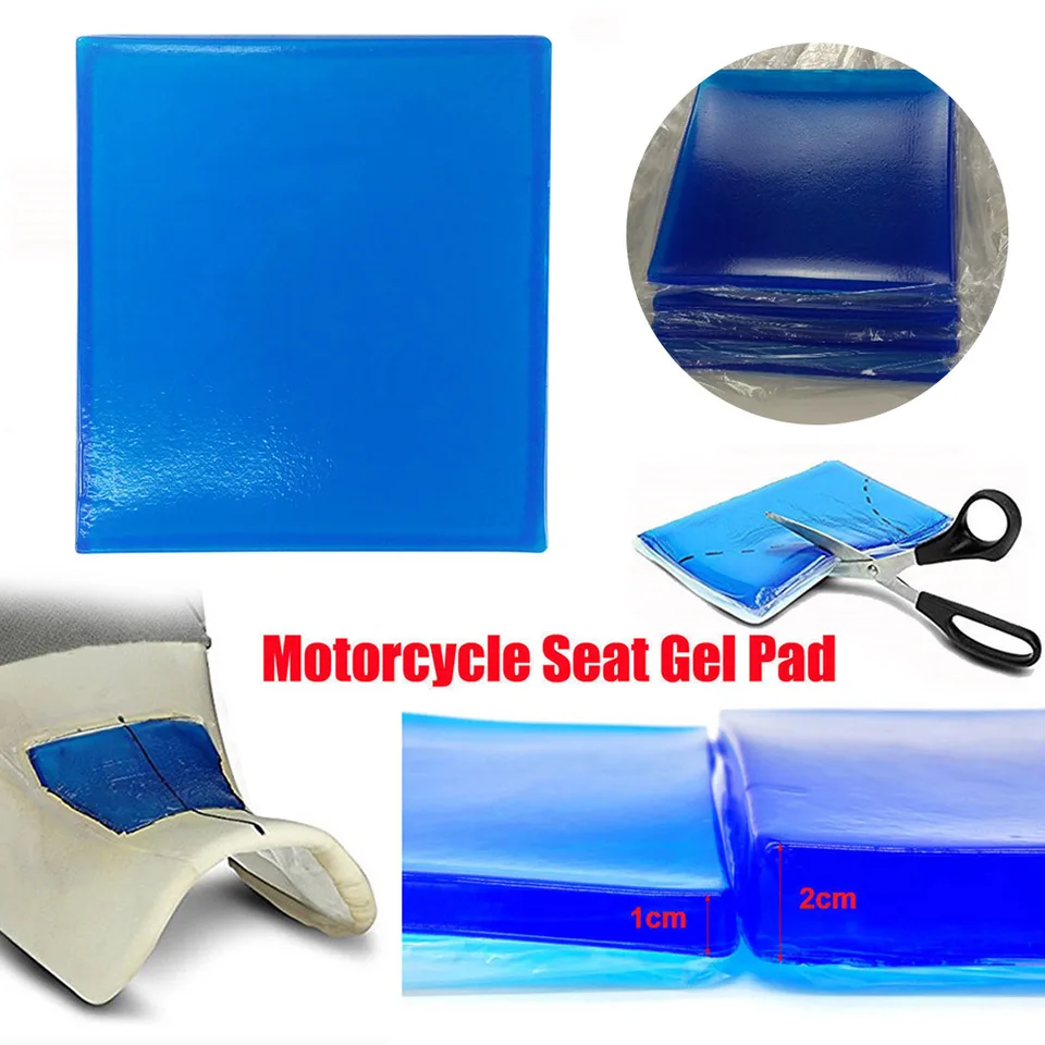 DIY motocykel sedadla Gélové podložky Patch thasy rohož Mäkký vankúš pre motocyklové stoličky vankúše Motocyklové príslušenstvo