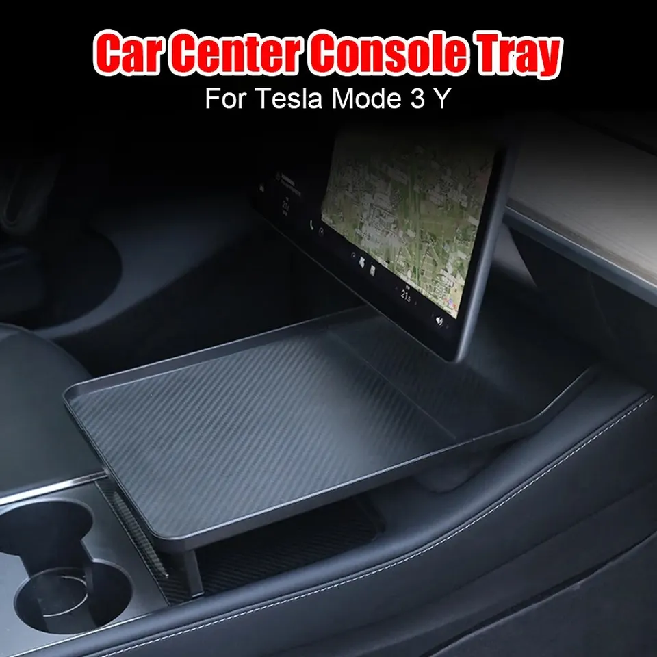 DIY pre Tesla Model 3 y Drink Coffee Bottle Food Organizátor automobilový podnos stredovej konzoly pohár držiak prenosný prenosný stôl Mini stôl