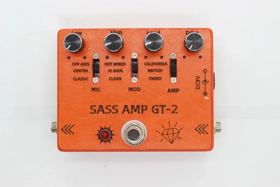 DIY ručný efekt výrobca sansamp gt-2 duplikát elektrickej gitarovej reproduktora simuluje skreslenie jednej dosky s obvodom
