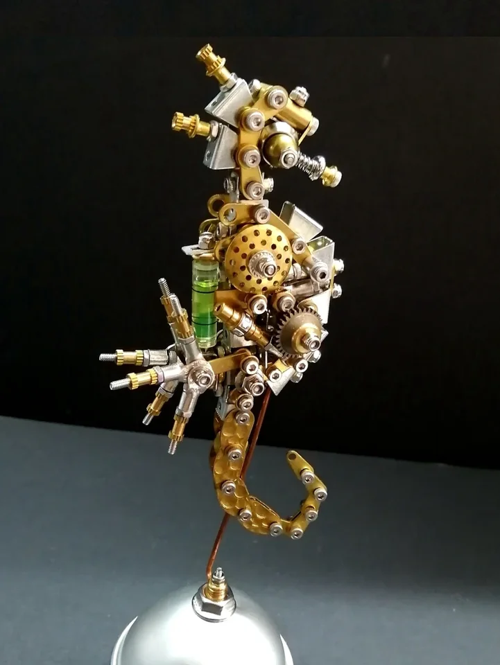 DIY Seahorse Steampunk Mechanické zvieratá MODELY MODLÁDNA MODLAD MODEL 3D PUZZU Hračky pre dospelých dospievajúcich darček