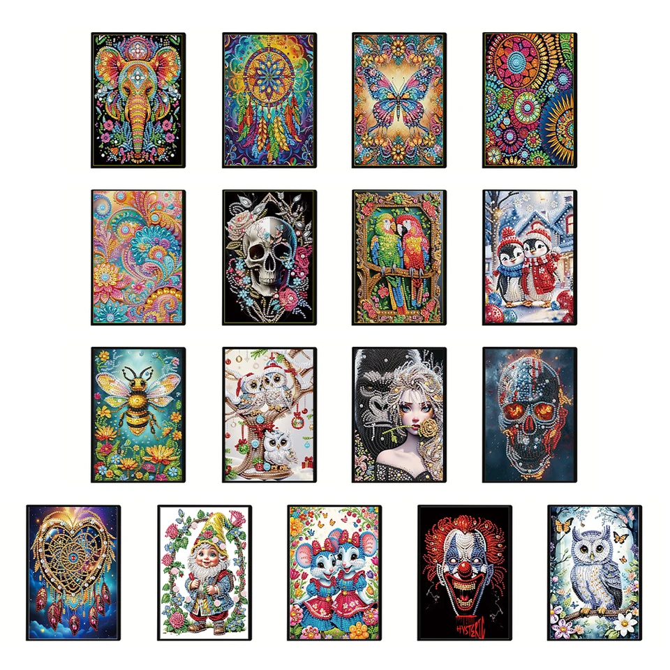 DIY Special Shaped Journal Sketchbook DIY Diamond Art DIARY Kniha Časopis Notebook Diamond Art DIARY Kniha pre dospelých