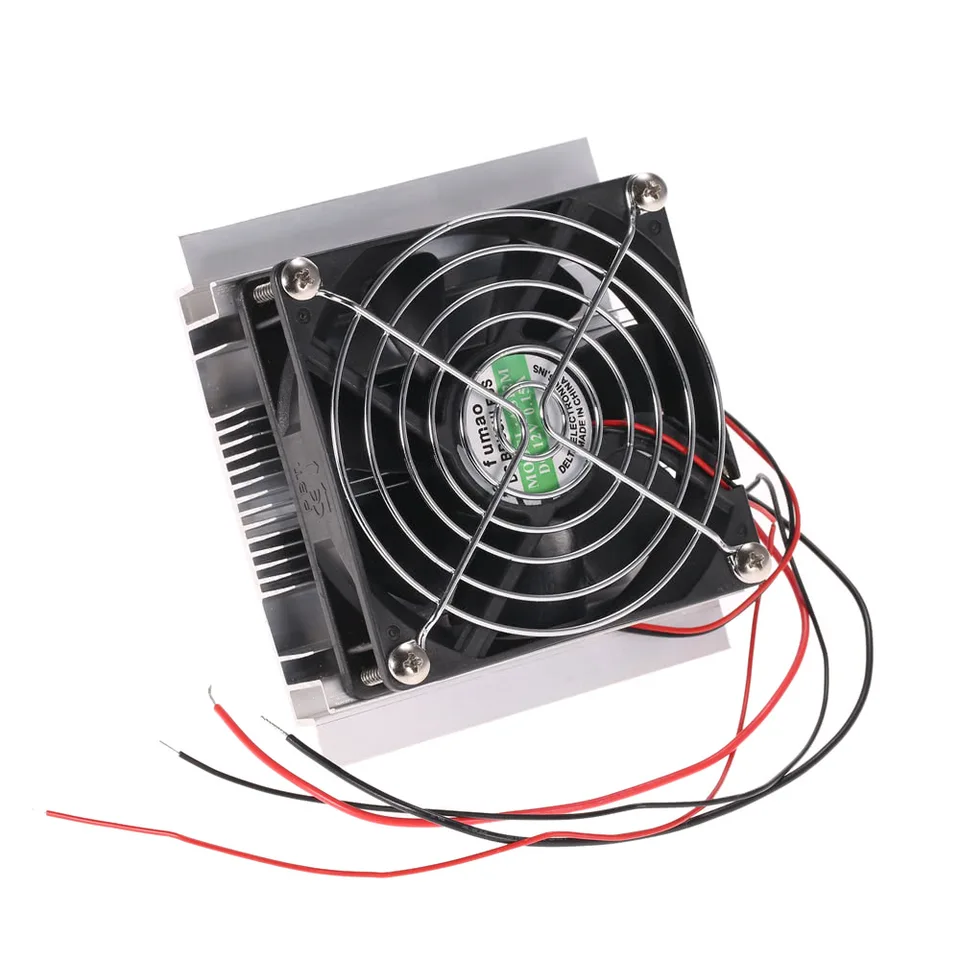 DIY Thermoelectric Peltier Chladiaci chladiaci systém Kit Semiconductor Cool Vedenie modulu + chladič + chladiaci ventilátor