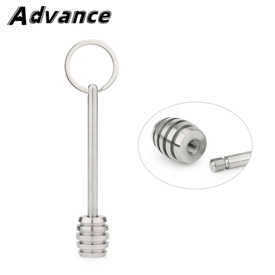 DIY Titanium Stick For Storage Pendant Keychain Accessories Titán zliatiny Knife korálky skladovacie náradie prsteň prsteň prsteň