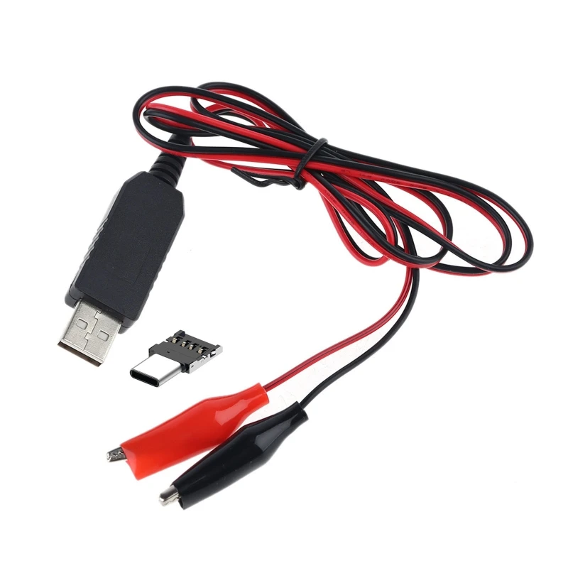 DIY typ C USB až 1,5V 3V 4,5V 6V Power kábel AAA AAA CD Veľkosť eliminátor E56b