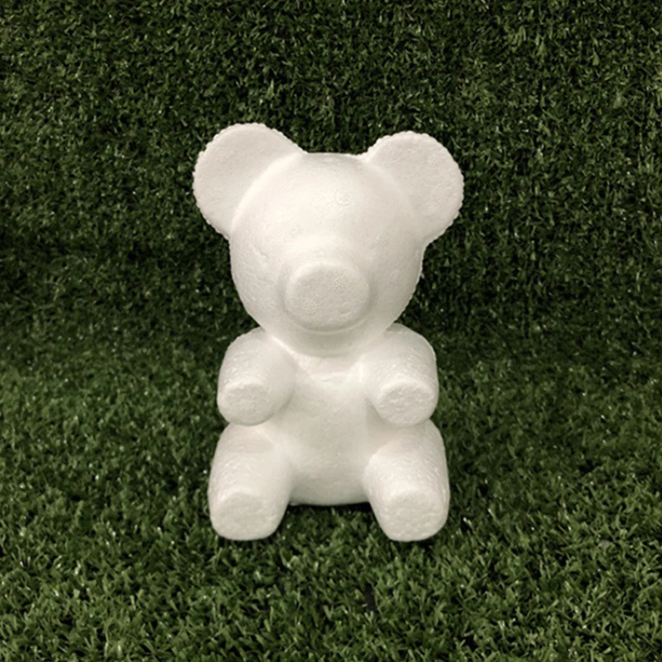 DIY Umelé ružové kvety 20 cm polystyrénu penový medvedí medvedí pleseň pre svadobné valentínky Deň pre domácu výzdobu