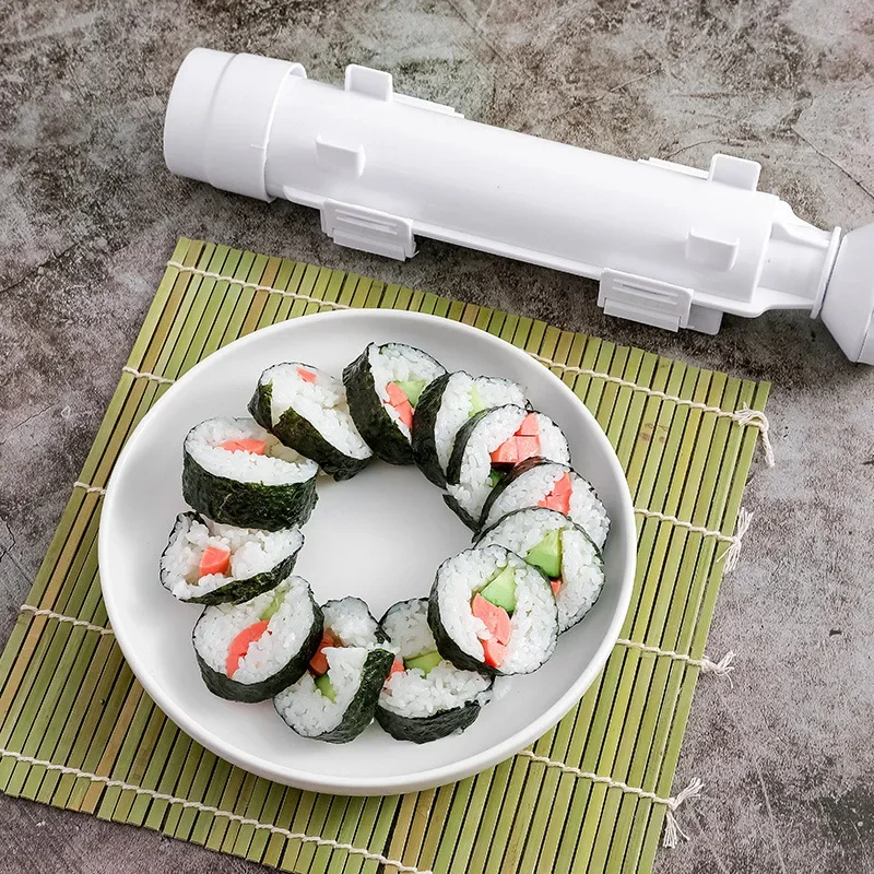DIY valcový sushi stroj na výrobu rýchleho sushi bazooka japonská valcovaná ryžová pleseň ryžová ryža guľa