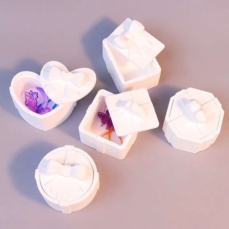 DIY vianočný darčekový box Silikónové formy Sadrová aromaterapia Sviečka Decorácie Decorácie Skladovacie ozdoby Resin formy remeselníky