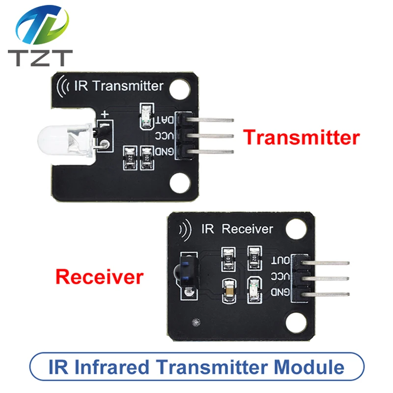 Diytzt 1set ir infračervený vysielačový modul IR Digital 38KHz Infračervený modul prijímača pre Arduino