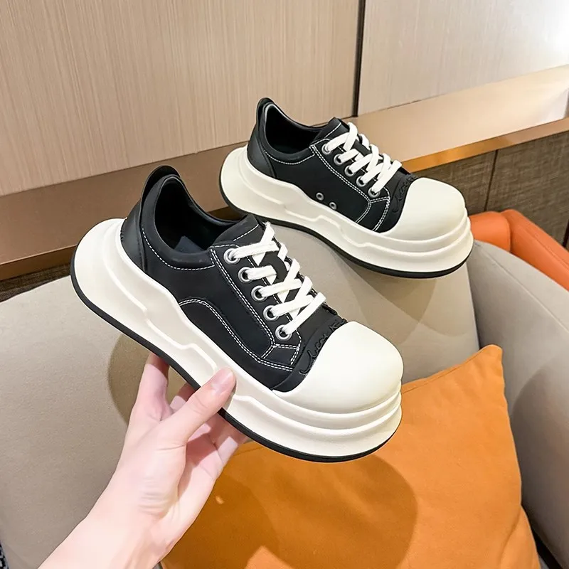 Dizajnér všetky zápasy Zvyšovanie plátna móda veľkej hlavy unisex topánky Športové topánky tenisové ženské príležitostné trénerky plus tenisky s veľkosťou