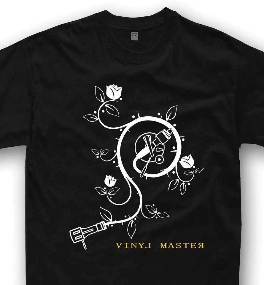 DJ Tričko Darček Vinyl Master Flowers Technics Technics Mk2 Art Tshirt, mikina