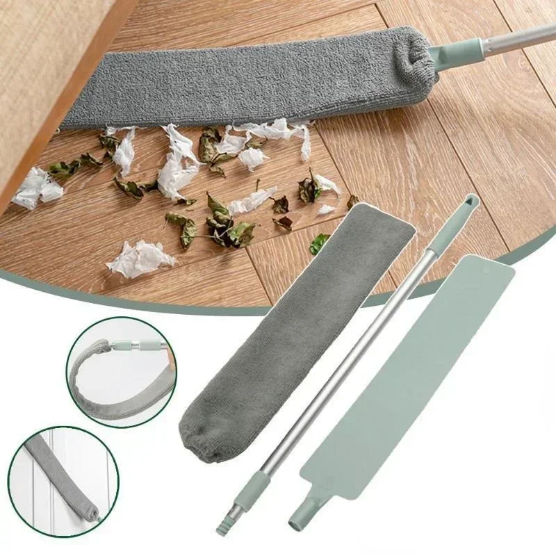 Dlhý mop pod posteľou medzeru Dust Dlhá rukoväť Odnímateľná mop lôžko dole pohovky medzeru Čisté domáce zviera Domov Duster Nástroj Domov Čistenie