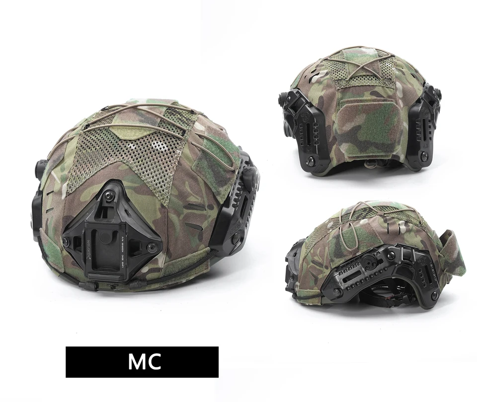 DMGEAR MOLLE TACTICKÝ MEK 2.0 Kryt prilby Camo Headear Airsoft Caza Gear Battlefield Funkčné príslušenstvo prilby