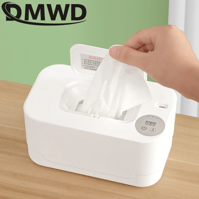 DMWD USB detské obrúsky ohrievač Ohrievač prenosné prenosné mokré vykurovacie vykurovacie skrinky na masku tváre Izolačný stroj Nastaviteľná konštantná teplota