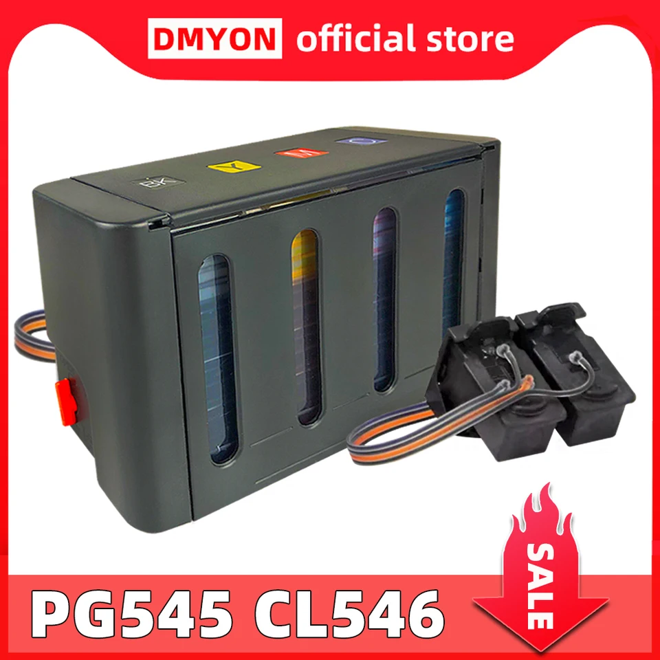 Dmyon kompatibilný pre Canon PG545 CL546 CISS Bulk Atrament TS3150 MG3050 MG3051 MG3052 MG3053 MG2950
