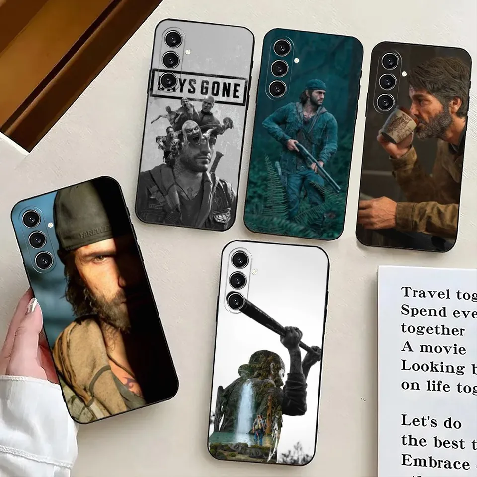 Dni G-GONE Game Phone Case pre Samsung S24,21,22,23,30, Ultra, S20, Plus, Fe, Lite, Note, 10,9,5 G čierny mäkký obal