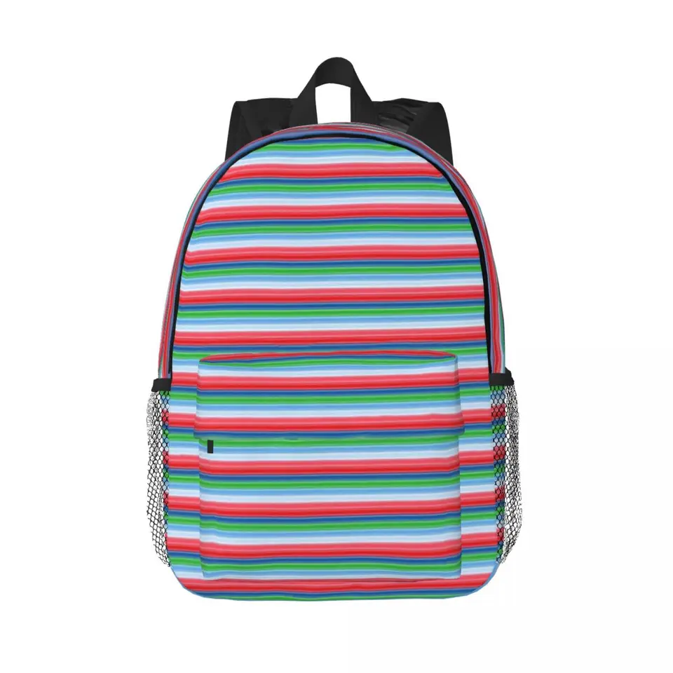 Dobrý chlapík, detská hra Chucky - Killer Doll - Stripes Batohy Boys Boys Bathbag Detské tašky Travel Rucksnack Ramer Bag Bag