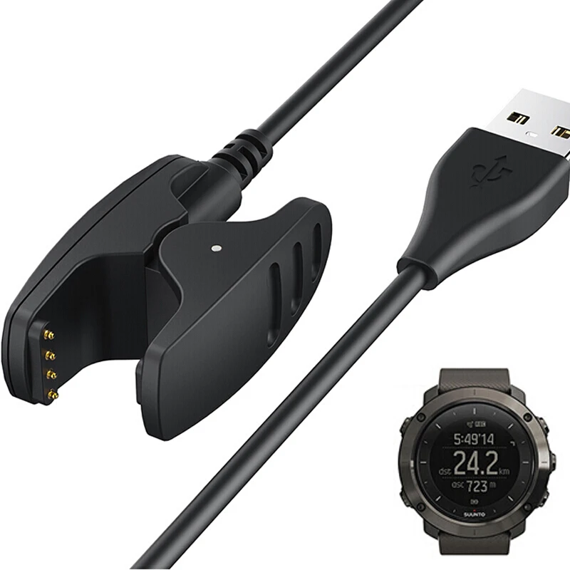 Dock Charger Adapter Nabíjanie nabíjacieho kábla USB pre Suunto 5/3 Fitness/Spartan Trainer Wrist HR/Ambit 1/2/3/Traverse/Core/Kailash