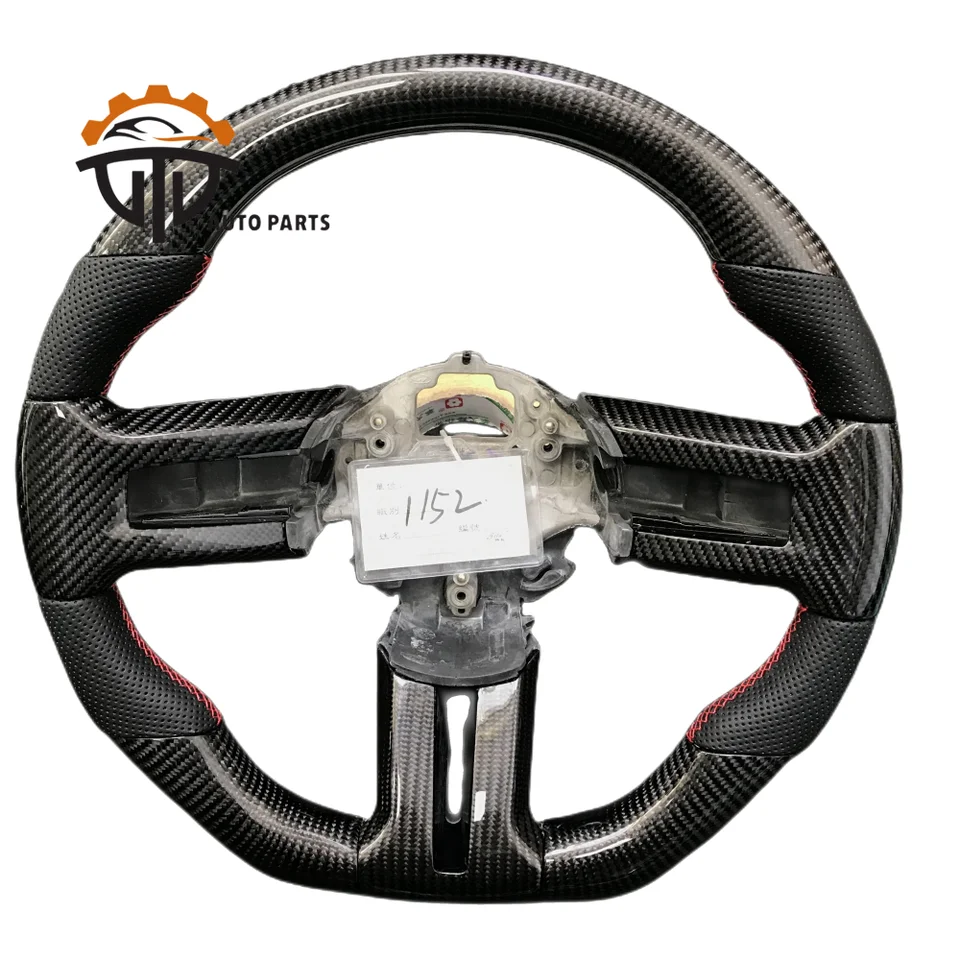 Dodávatelia automobilov Zložité uhlíkové vlákno volant pre Ford Mustang 2012 ~ 2014