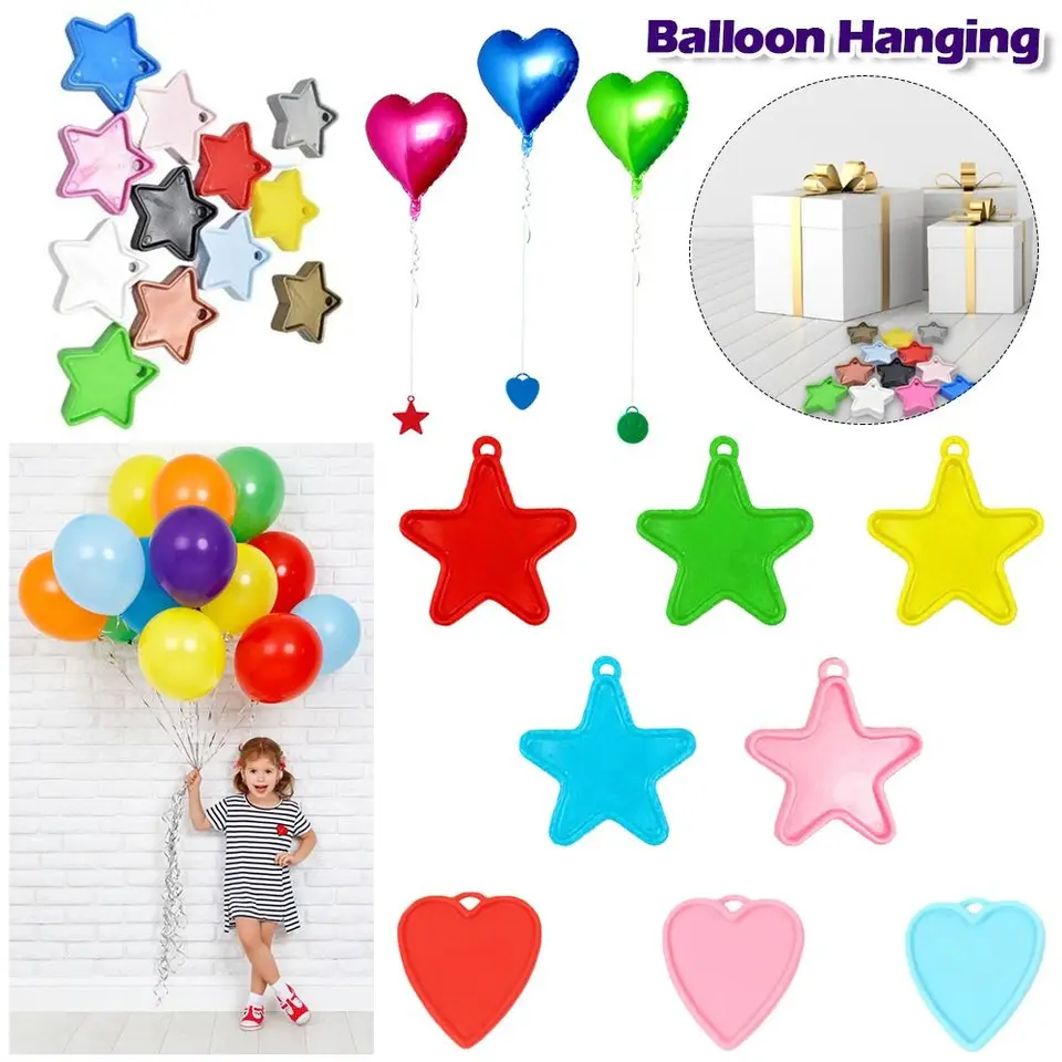 Dodávky večierkov Opravené závesné gravitačné bloky Balón zavesenie hliníkovej fólie Balón Balón váha večierok Svadobný prívesok