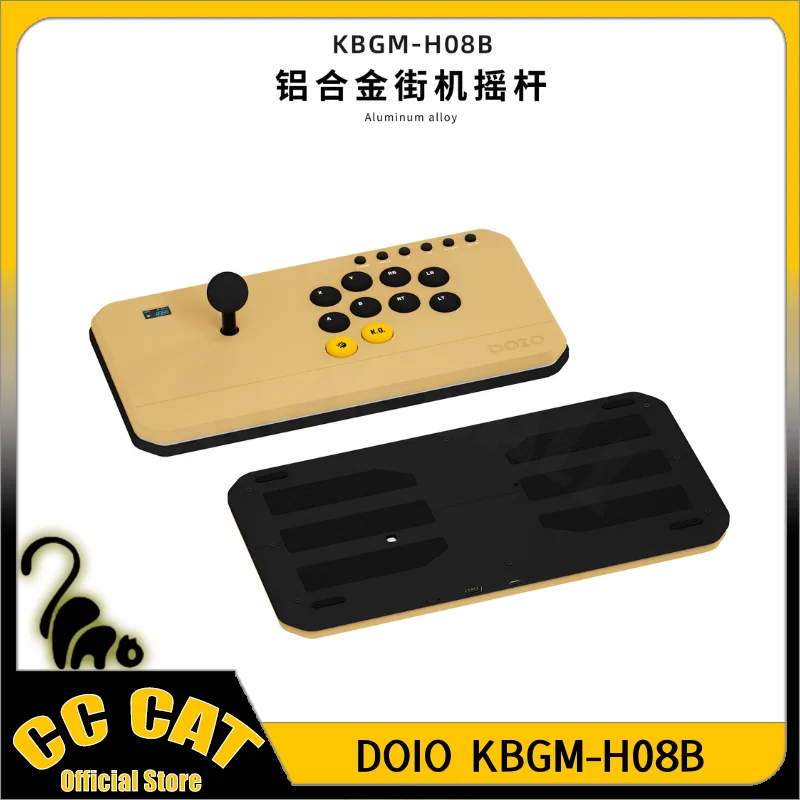 Doio Full Hliníková zliatina Joystick Arcade Fighting Keyboard Vlastné podsvietenie PBT pre PS4 PS5 prepínač klávesnice PC Parné príslušenstvo