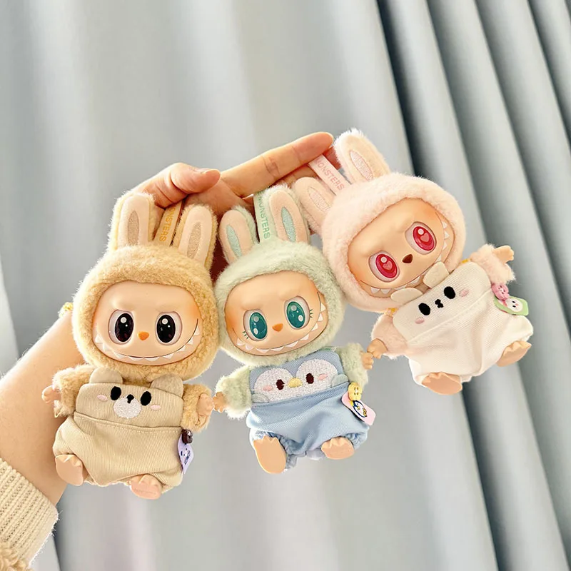 Doll Coupwit Doplnky pre Kóreu KPOP EXO 17cm LaBubu V2 V1 Plush Idol Doll's Clothing Pet Metles Kid Gift