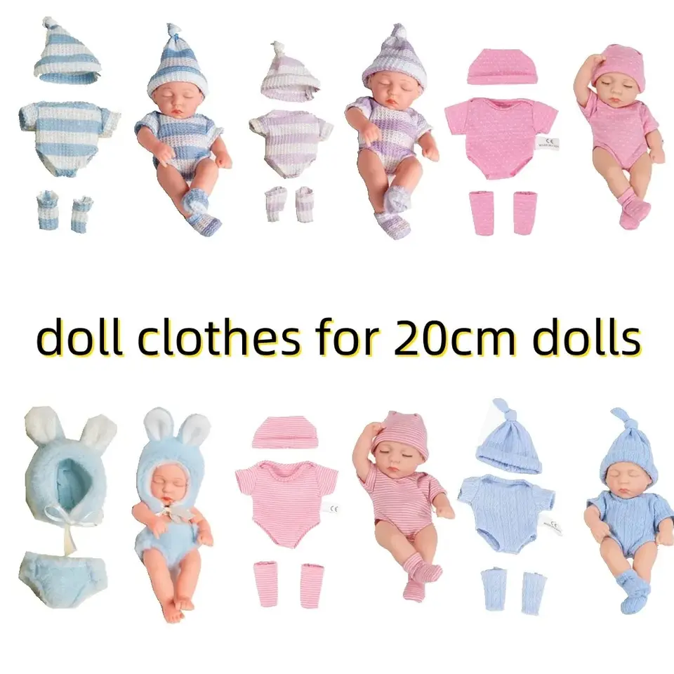 Dolls Clothes pre 20 cm detské bábiky DIY Doll Adsessory pre 20 cm bábiky SVELL SVELÁRNY ZADELENIE PRE Mini Reborn Baby Dolls