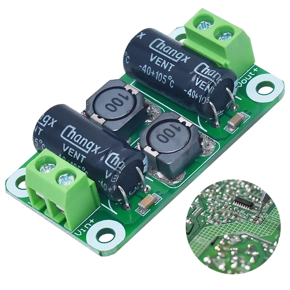 DOM DC Power Filter Board 0-25V/0-50V 2A/3A/4A Trieda D Výkonový zosilňovač modul EMI Interferencia DOPRAVA RADA