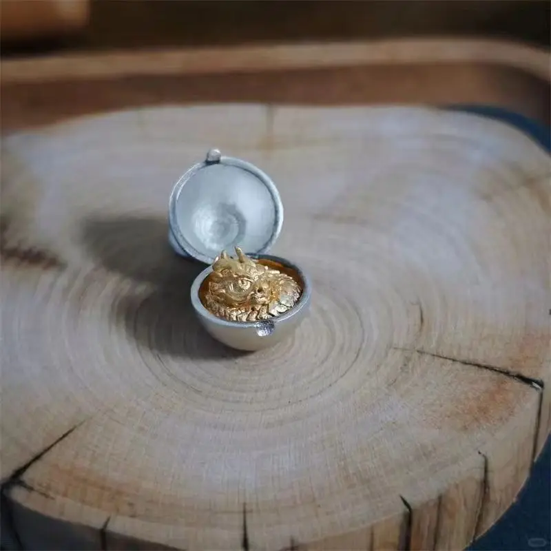 Dominancia dvojdónových drakových vajíčok prívesok Náhrdelník Openiteľný kryt Dragon Náhrdelník Vyhlásenie šperkov Darčeky Darčeky