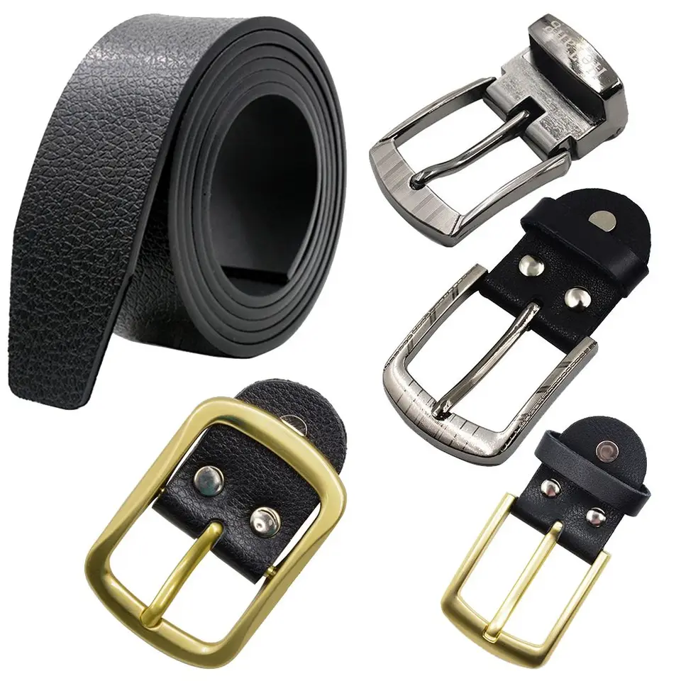 Domov 2,5/3,5/4 cm príslušenstvo Módne muži Skutočné kožené zliatina zliatiny pracky pracky Buckle Buckle pracky