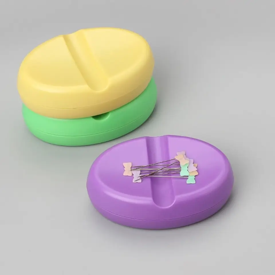 Domov Užitočné domáce zvieratá oválny okrúhly tvar Magnetická ihla Pin Pin vankúš na krabicu na krabicu