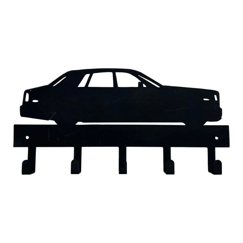 Domov čierny automobil kovový balkón na stenu namontovaný na šatá