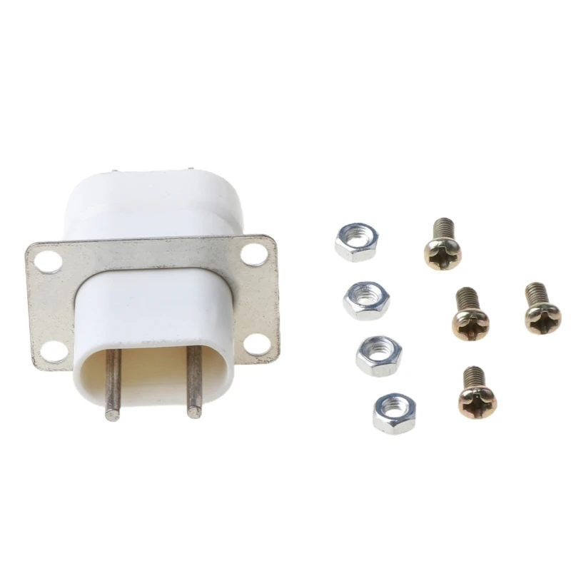 Domáca elektronická mikrovlnná rúva Magnetron vlákna 4 PIN Socket Converter White 20cc