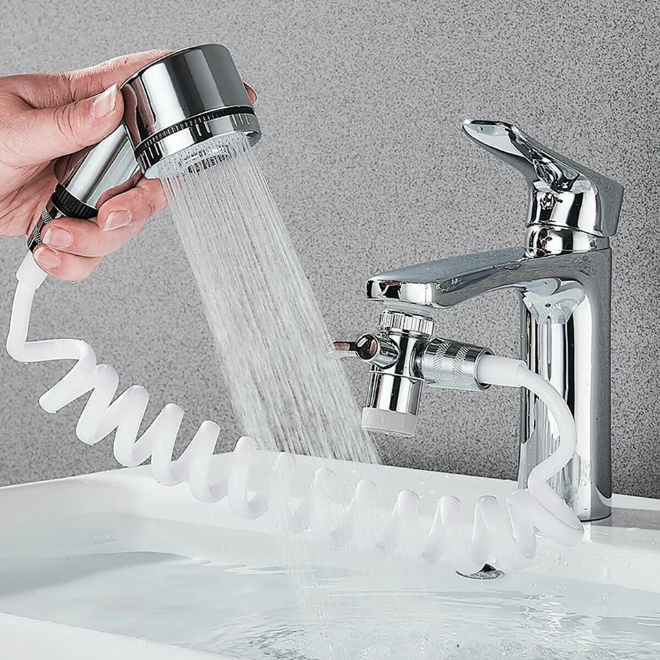 Domáca kúpeľňa umývadlo faucet postrekovačka voda predlžovanie dýzy