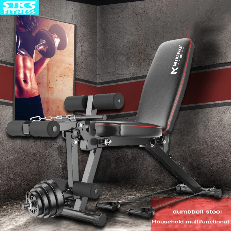 Domáca rada pre útulku, viacfunkčná fitnes-činka, stolička, sedieť, lavicu na vzpieranie