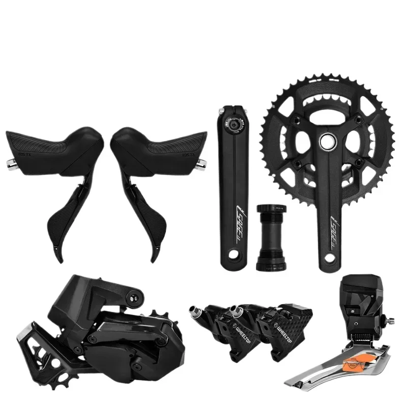 Domáce Lunfeng Eds TX 7-13S Cestovo bicykel Prvý bicykel bezdrôtového elektronického kruhového brzdy prenos