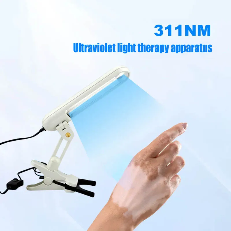 Domáce použitie 311nm UVB fototerapeutický prístroj pre vitiligo psoriázu používa liečenie lampy Philips 311nm psoriasis UV terapeutické zariadenie
