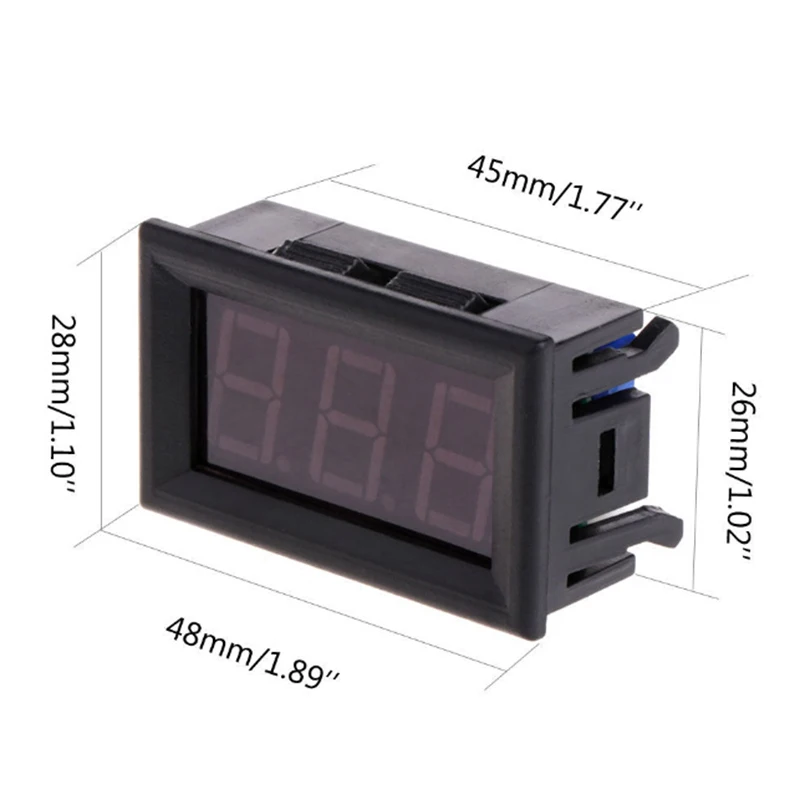 Domáci teplomer praktický 1m 5-12V akvárium vozidla DC DC Gerer Meter LED sonda Teplota Terrárium -50 ~ 110 ° C Užitočné