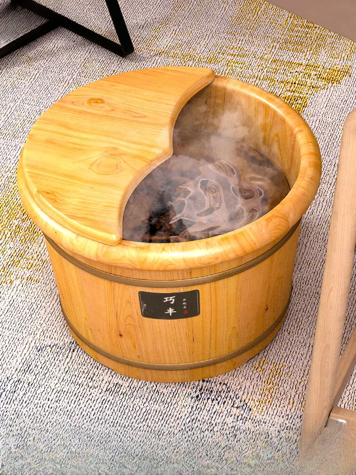 Domácnosť masívna drevená pešiak na nohy, tepelná izolácia