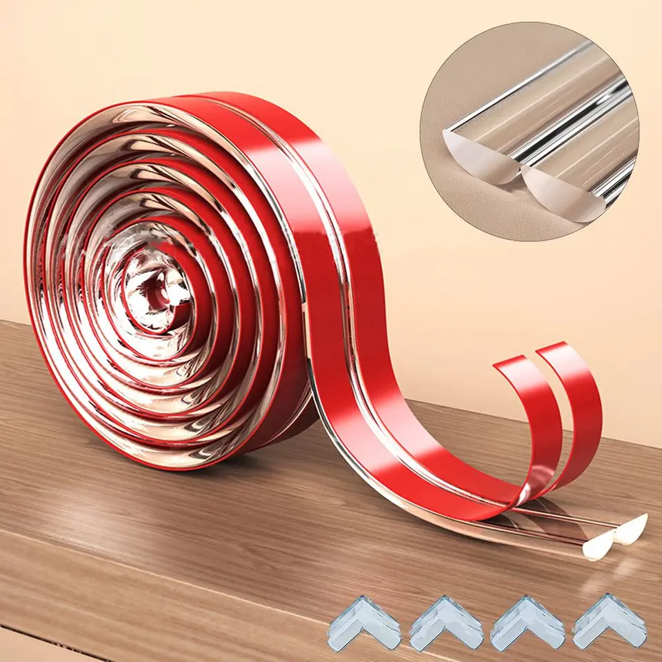 Domácnosť Transparentné detské nábytok rohový chránič stôl strážny strážny pásový stolný nárazník Self Adhessive