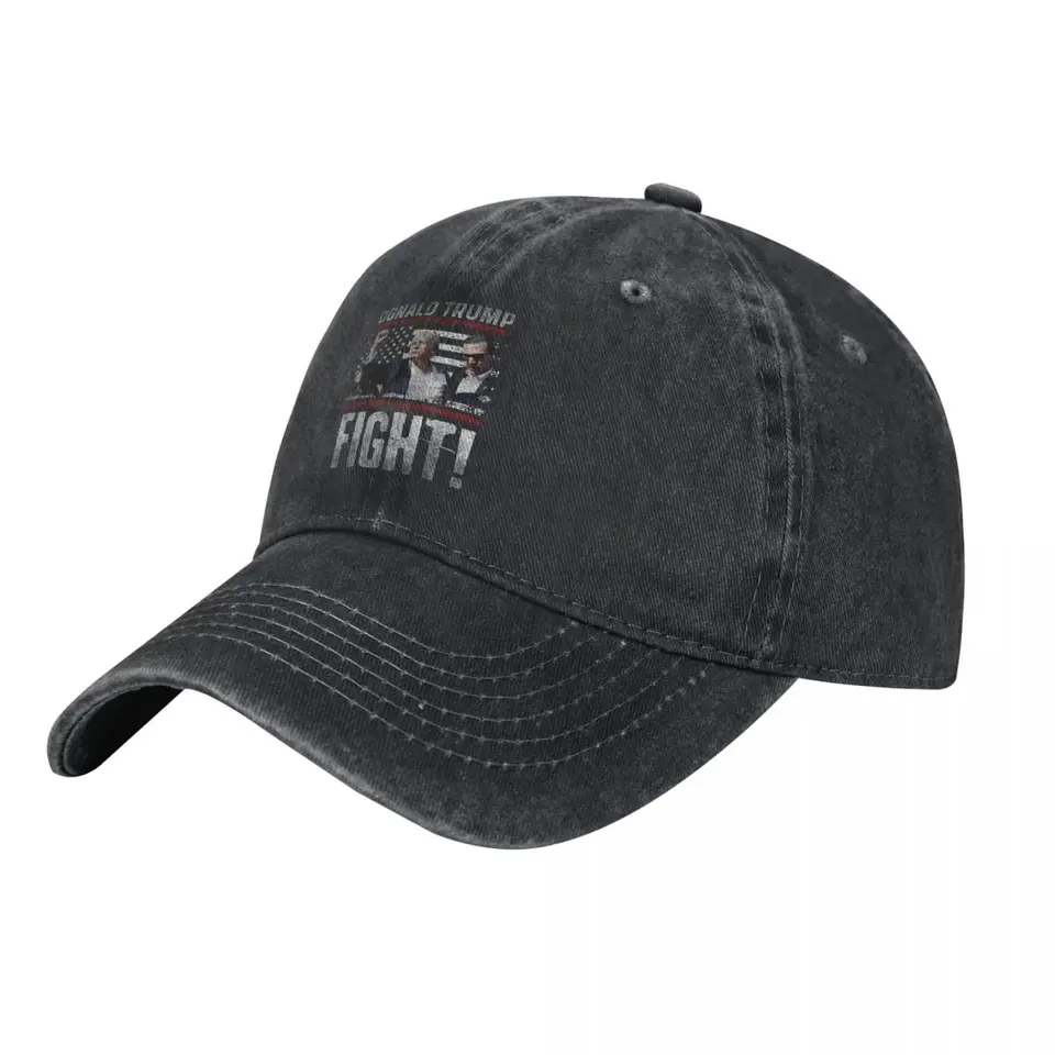 Donald Trump Fist košeľa American Flagtee Trump bojovať baseballovú čiapku pre pár žien Streetwear Trucker Dad Hat