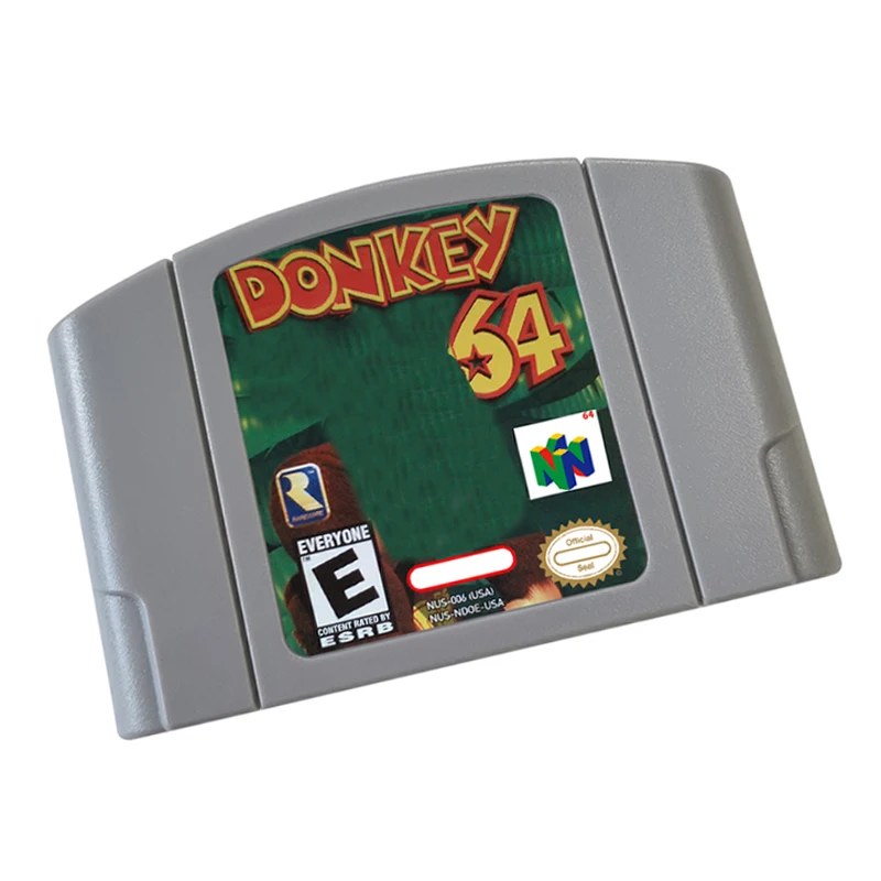 Donky Kon 64 -bitovú videohru kazetu pre nás a EÚ verzia Game Console