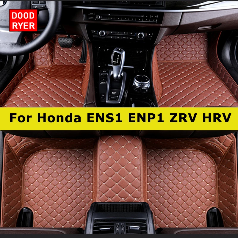 DOODRYER Vlastné podlahové rohože pre honda e: ns1 e: np1 zrv HRV Automatické koberce nohy Coche Accessorie