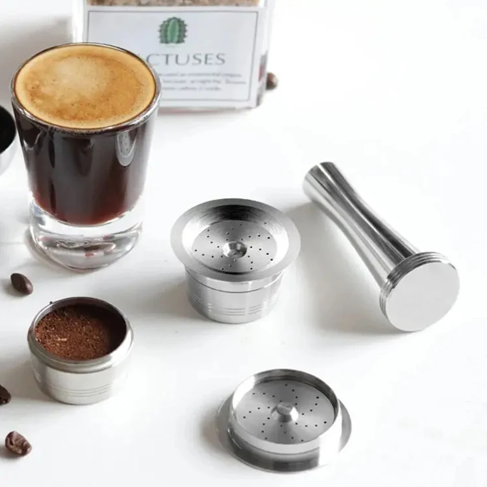Doplniteľná kávová kapsula Kávy pre kávu pre kávu Caffitary Tchibo Cafissimo Aldi Expressi Machine z nehrdzavejúcej ocele Kávové filtre MAIPPER