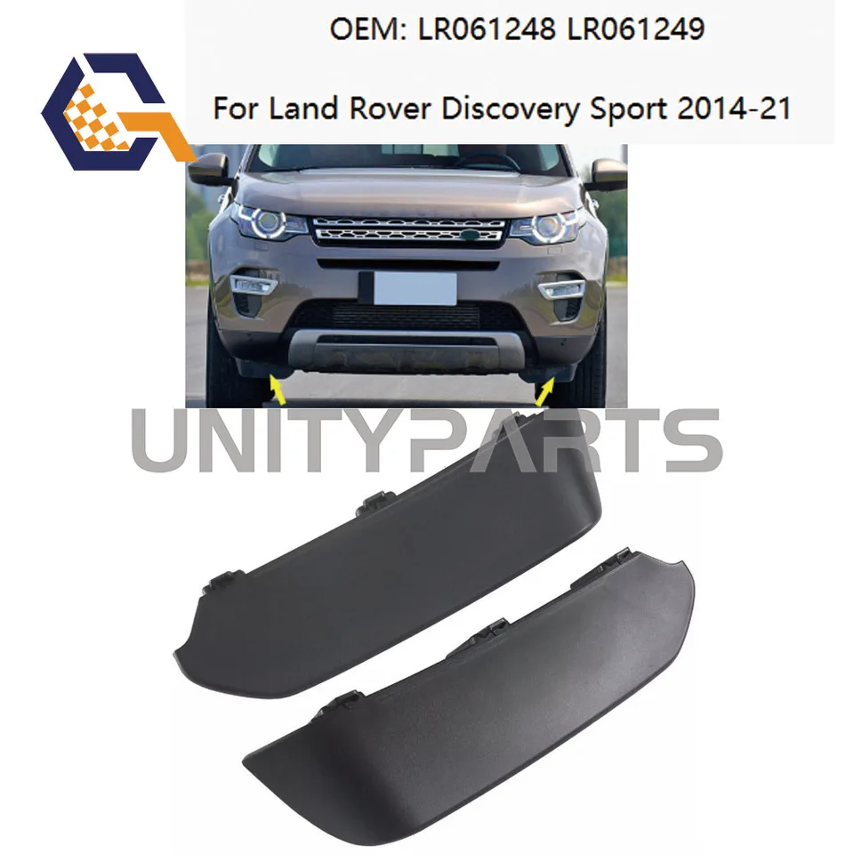 Doplnky automobilov 1ks predný nárazník dolný spojler vzduchový deflektor pre Land Rover Discovery Sport 2014-2021 LR061248 LR061249