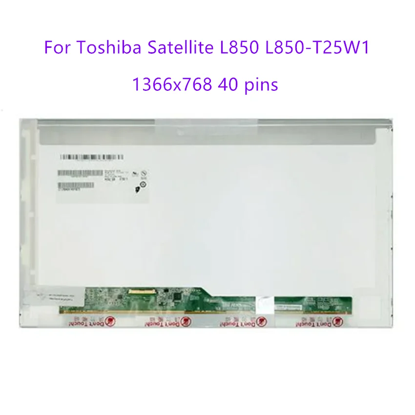Doprava zdarma 15,6 palca LCD matica pre satelit Toshiba L850 L850-T25W1 LAPtop Displej 40-kolíkov 1366x768
